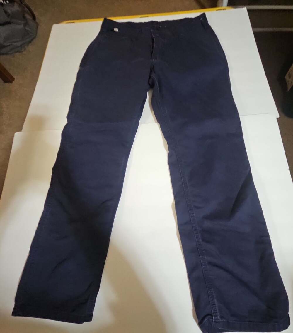 Carhartt FR 105015-126 Size 10 Short Navy Work Pants